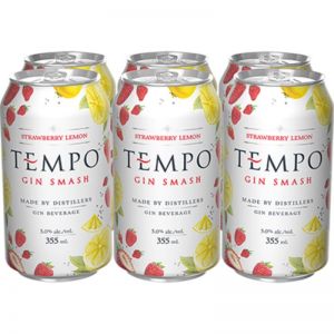 Tempo Gin Smash Strawberry Lemon 355 Ml